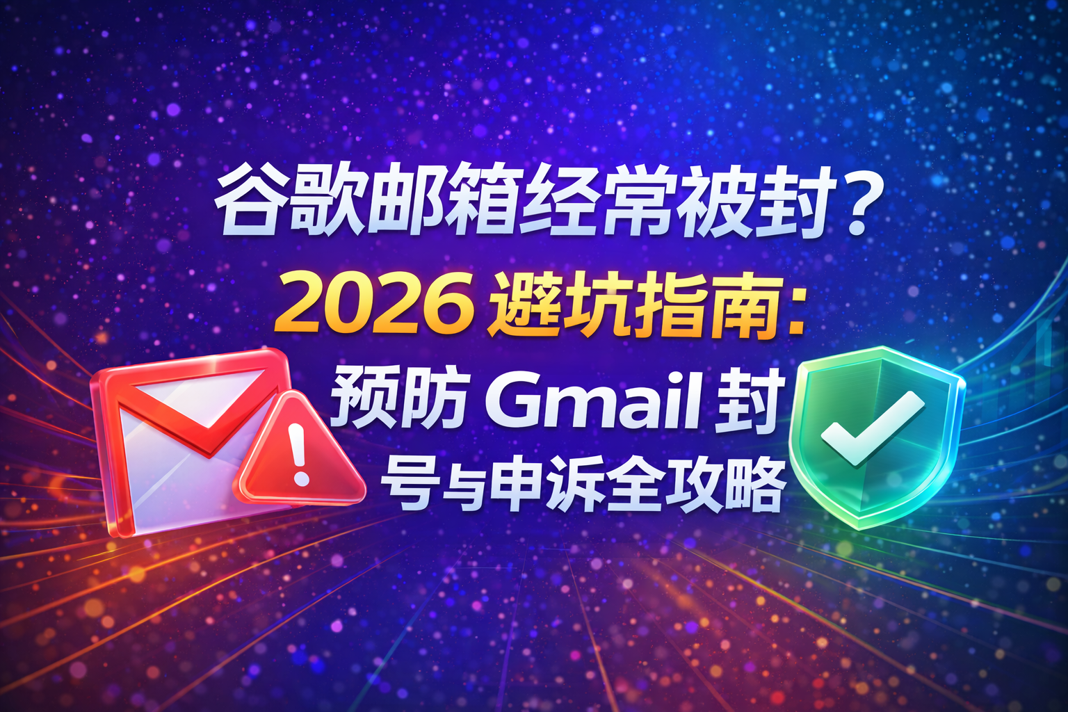 谷歌邮箱经常被封？2026 避坑指南：预防 Gmail 封号与申诉全攻略